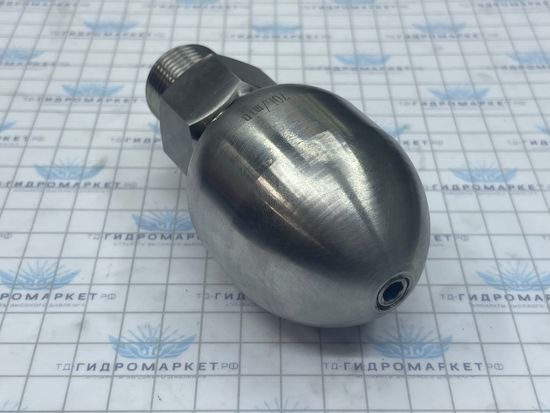 Форсунка каналопромывочная  капля до 300 бар  70 л/мин 1 вперёд  6 назад вх.3/8 вн