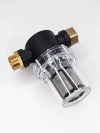 Фильтр проточный бытовой или для мойки высокого давления гайка-штуцер дюймовый