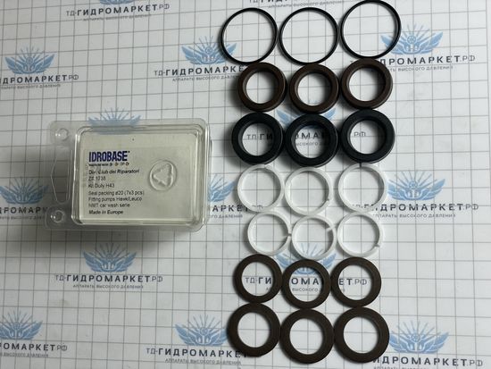 Комплект , уплотнительных манжетов ø20 Hawk серий NMT