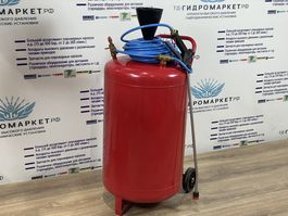 Спреер 50 л для моющего средства металлический стали + пистолет + 10м рвд
