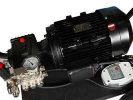 Полу Профессиональный мобильный АВД GM JE 15 л 250 бар 7,5 кВт TS