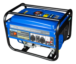 Бензиновый генератор 3 квт медная обмотка. 2* 220 вольт 6,5 л.с. двигатель