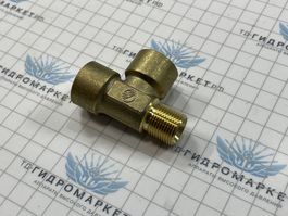 Соединитель Т-образный 3/8" F/M/F, 400 бар
