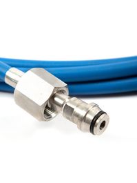 Гибкое копьё для очистки труб и теплообменников с форсункой 10м, 1200 бар, выход 1/4"ш