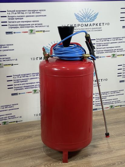 Спреер 50 л металлический стали + пистолет + 10м рвд