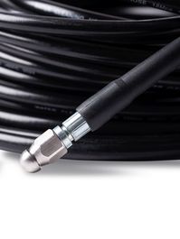 Шланг для прочистки/промывки канализации 20 м (шланг для прочистки труб) с переходником Karcher