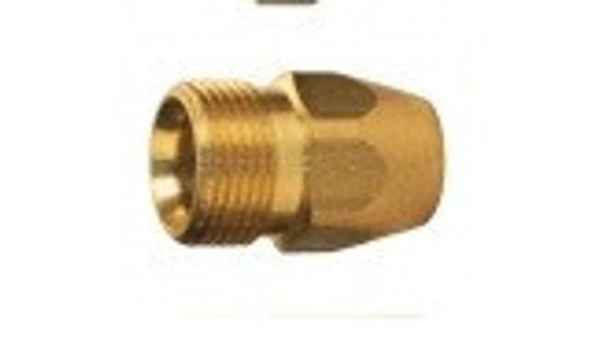 Переходник штуцер М22х1,5; гайка 3/8"