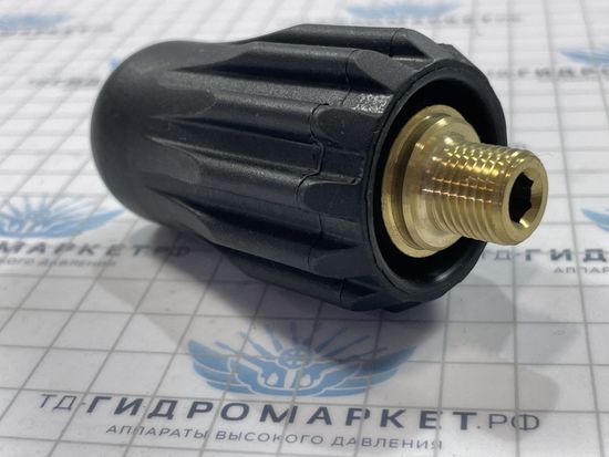 Быстросъемное соед TOR Байонет KW – выход ¼ наружняя резьба (нерж.сталь, на себя)