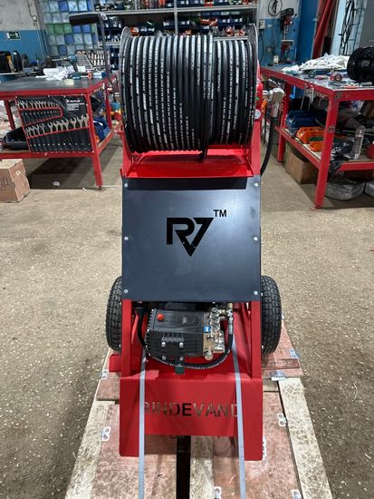 АВД мобильный RINDEVAND JE 15 литров 200 бар 5.5 кВт Версия Reel 50