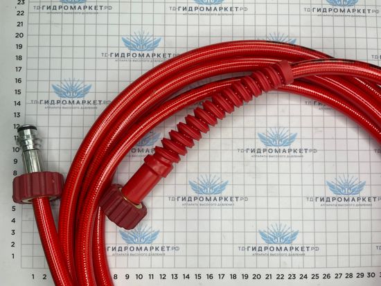 Шланги для консолей автомойки Гидравлический РВД GM Self wash Red DN 06 22х1,5F, 5 м синий