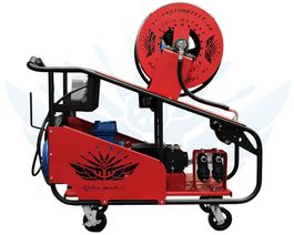 Мобильный АВД GM PUMP 50 литров 150 бар вер с катушкой 90 метров