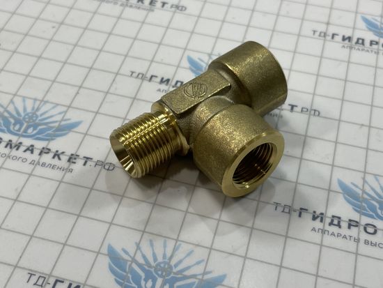 Соединитель Т-образный 3/8" F/M/F, 400 бар