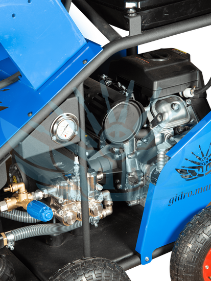 Мобильная каналопромывочная установка с барабаном GM Pumps 150-200 бар 50-65 л/мин