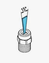 Форсунка 15020 (сила удара-100%), 1/4внеш, нерж.сталь