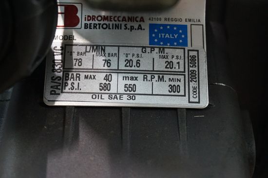 АВД Bertolini PA 830 (76 л/мин; 40 бар)