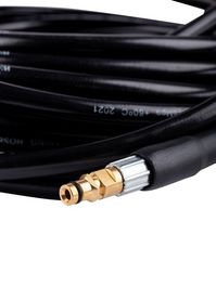 ПВХ шланг высокого давления 10м. для бытовых минимоек Karcher. Соединение штуцер нового образца - гайка.