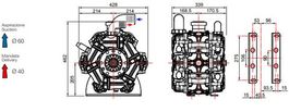 Насос мембранный Comet® серия ВPS300 (295 л/мин; 20 бар); ВОМ 1"3/8 - вал d32 внутрен./шпонка