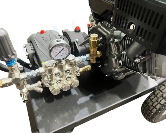 Бензиновая мойка GM Pump (350 Бар 15л/мин) мобильная с двойной защитой 2whFPBS
