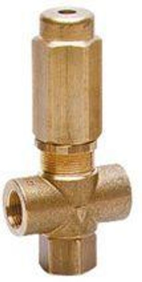 Клапан предохранительный VS 220 проходной; вход 3/8"г; выход 3/8" 24 л/мин 250 бар для помпы профессиональный