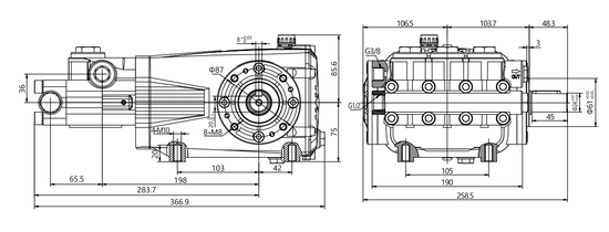 Насос высокого давления Botau DSP 16 литров 500 бар