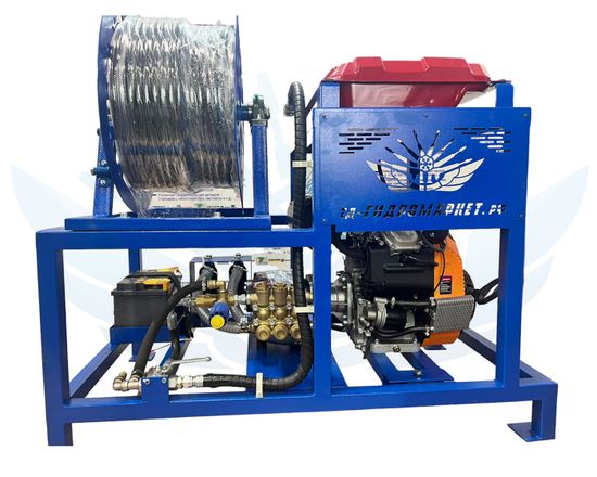 Высоконапорная установка 2 уровня GM Pump 150-200 Бар 30л/мин вер Pipe