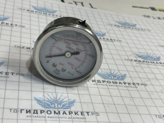 Манометр 0-400 БАР 1/4"M, 50 мм