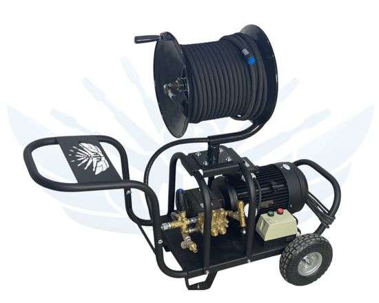 АВД 20 л 200 бар 7,5 кВт Base GME7,5-200-20-СU-2w50RFP wheel/50 Hose Reel Full protect