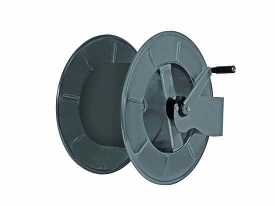 Барабан ручной для рукава 100м. 1/2" (кр.)1/2"ш.1/2"ш. 200 бар