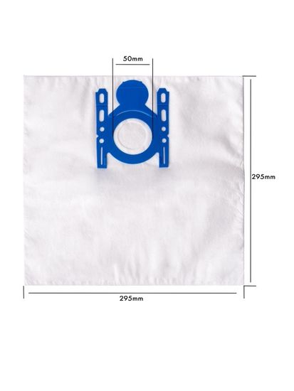 Фильтр-мешки синтетические для пылесосов Karcher VC 6, 6 Premium, 6100, 6200, 6300, комплект 5 шт.