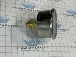 Манометр 0-400 1/4"M, 50 мм горизонтальный с тыльной стороны