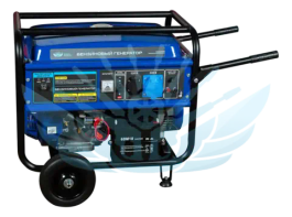 Бензиновый генератор GM 6,5 квт медная обмотка. на колёсах