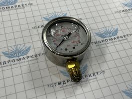 Манометр 0-400 1/4"M, 50 мм Вертикальная фиксация