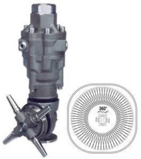 Насадка для мойки емкостей А80 R с гидроприводом; 50 л/мин; 160 бар; 90 град.(нерж). вход 3/4"г
