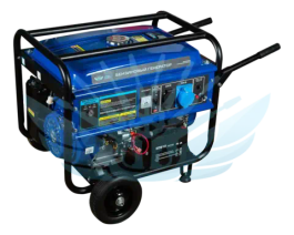 Бензиновый генератор GM 6,5 квт медная обмотка. на колёсах