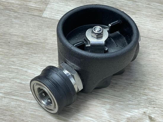 Кран для пены Двуходовой обрезиненный GM Pump