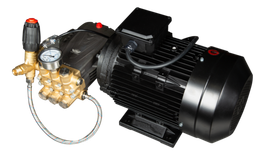 АВД 7,5 кВт 200 бар 20 л JD моноблочный тип пром.класс Система тотал стоп/Электрика- без рамы