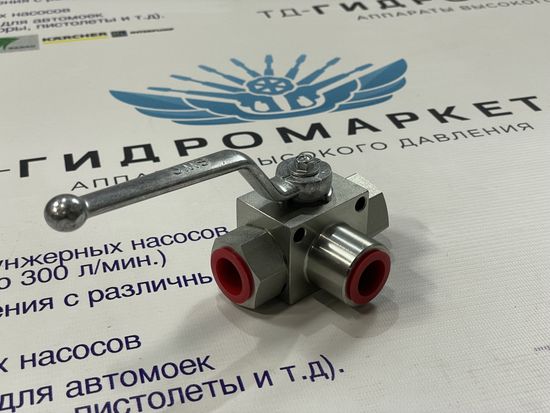 Кран шаровый трехходовой KHB3K-G1/2-T 315 Бар