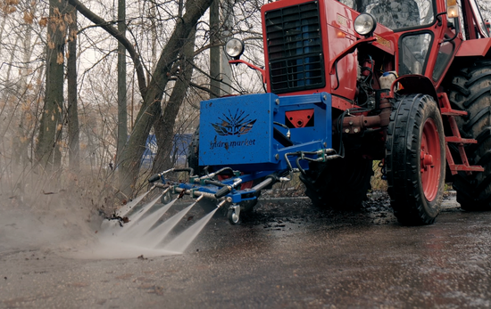 Коммунальная установка высокого давления для тракторов 1000 литров 30л-мин 200 бар