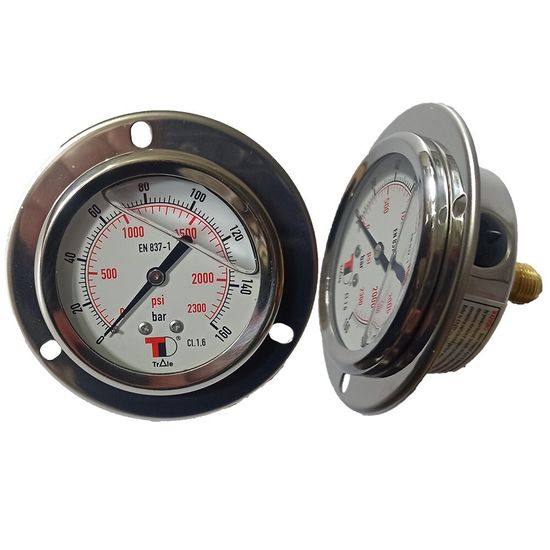 Манометр ВРЕЗНОЙ GMM63-160 осевого подкл. с креп.кольцом