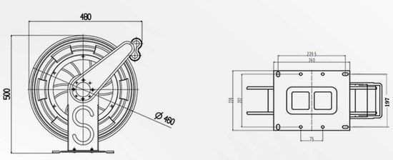 Барабан GM SSteel RevReel 20 Вход 1/2 (нержавеющая сталь)