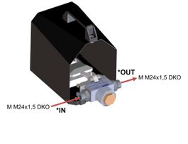 Педаль 1500 бар 40 л/мин M M24x1,5 DKO ш.M24x1,5 DKO ш.
