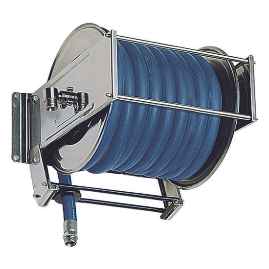 Барабан авто. для рук. дл. 30м 3/4"  25м 1" (нерж.) 1"ш.1"ш. 80 бар