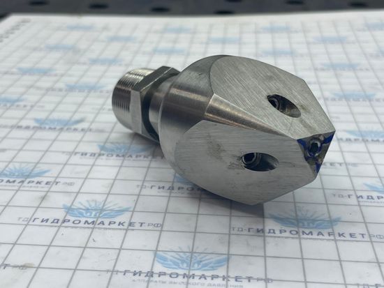 Форсунка каналопромывочная 3 грани до 300 бар  50 л/мин 3 вперёд  5 назад вх.3/8 вн