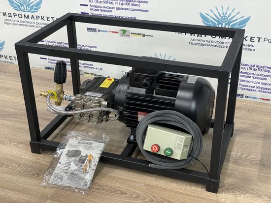 АВД Comet  200bar 1260 л/ч до 85° HP Nikolini/EME 7.5 кВт Bay pass  вер base