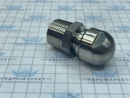 Форсунка каналопромывочная до 300 бар  70 л/мин 0 вперёд  4 назад вх.3/8 вн