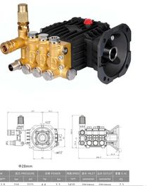 Rindevand (RV) JM 1315 Насос высокого далвения 13л 150 бар 1450 об/мин с интегрированным регулятором TS