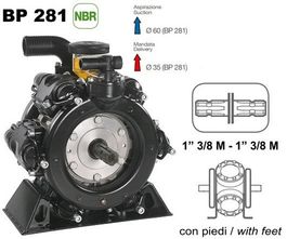 Насос мембранный Comet® серия ВP281 (248л/мин; 20 бар); вал ВОМ 1"3/8