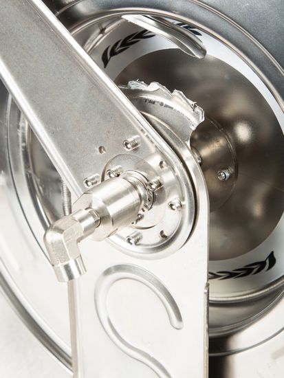 Катушка инерционная 20 метров нержавеющая сталь