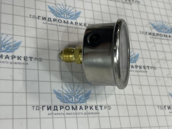 Манометр 0-400 Бар горизонтальный с тыльной стороны