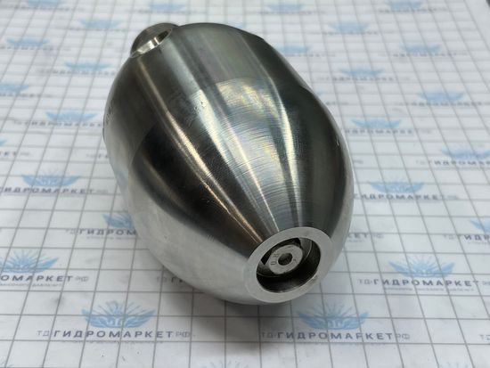 Форсунка каналопромывочная до 300 бар  70 л/мин 1 вперёд 6 назад вх.1 дюйм с переходником на 3/ 4 наружняя резьба